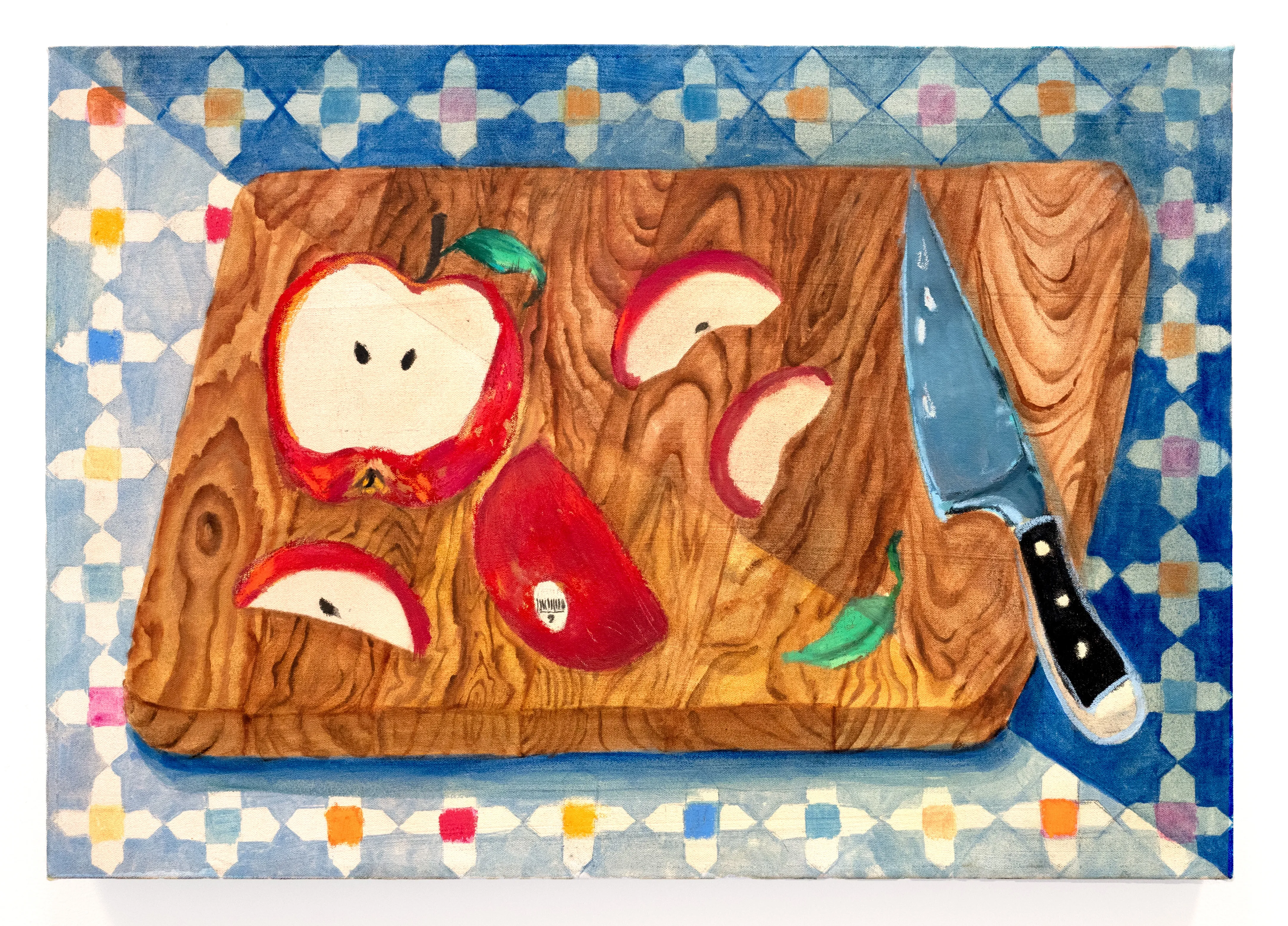 oil on canvas, 30"x10"